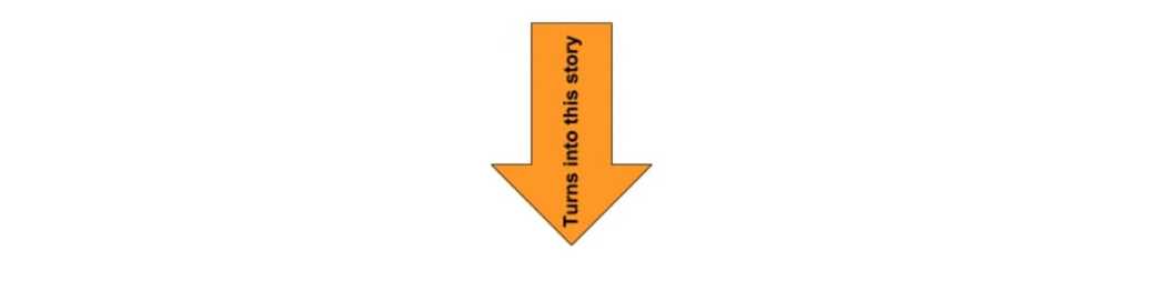 Turns into
